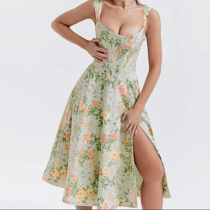 Layla Floral Midi Dress