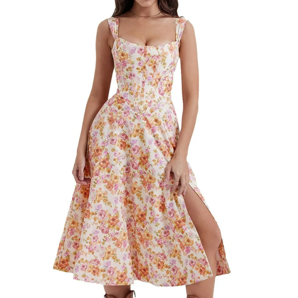 Layla Floral Midi Dress