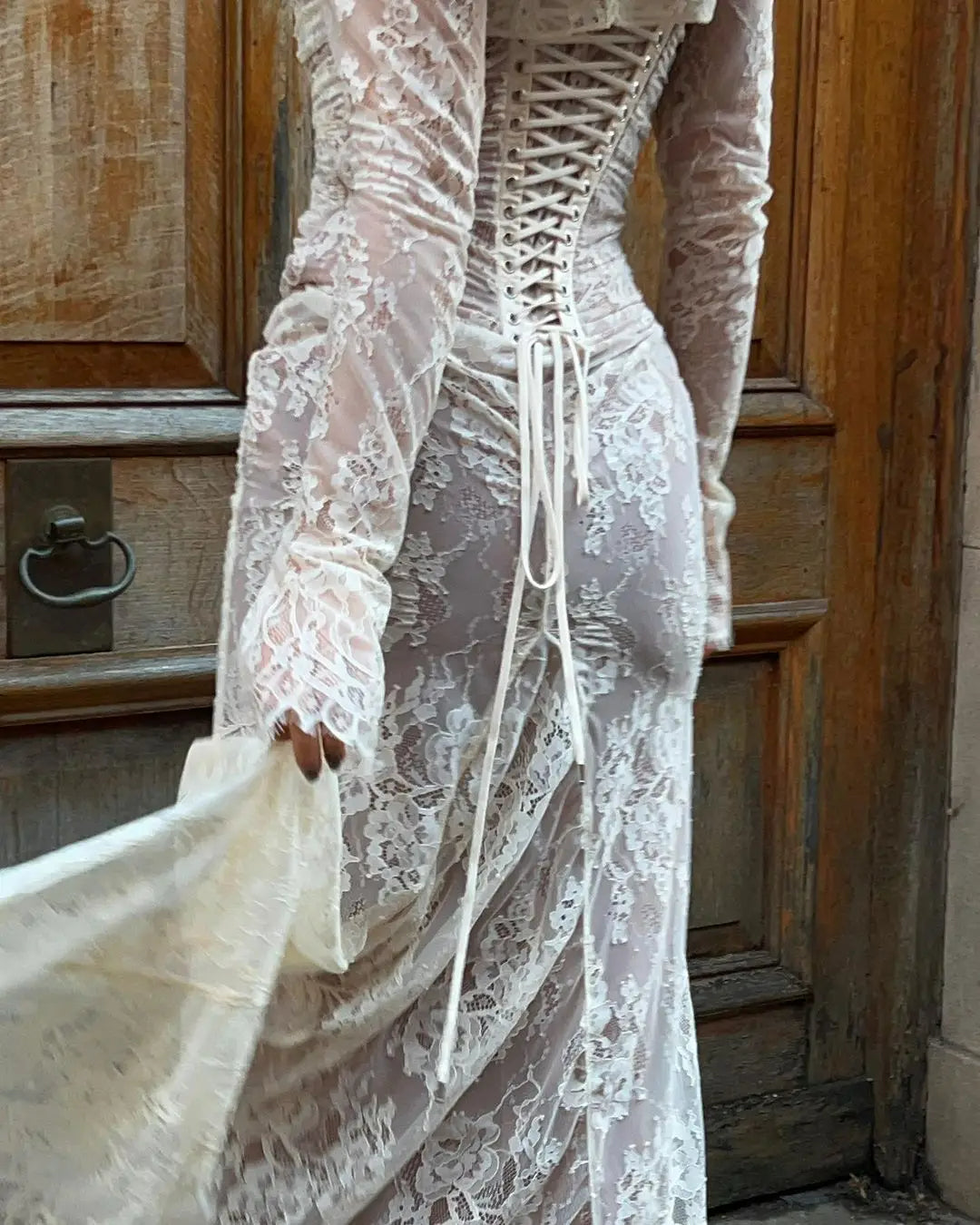 Lovelle Long Lace Maxi Dress