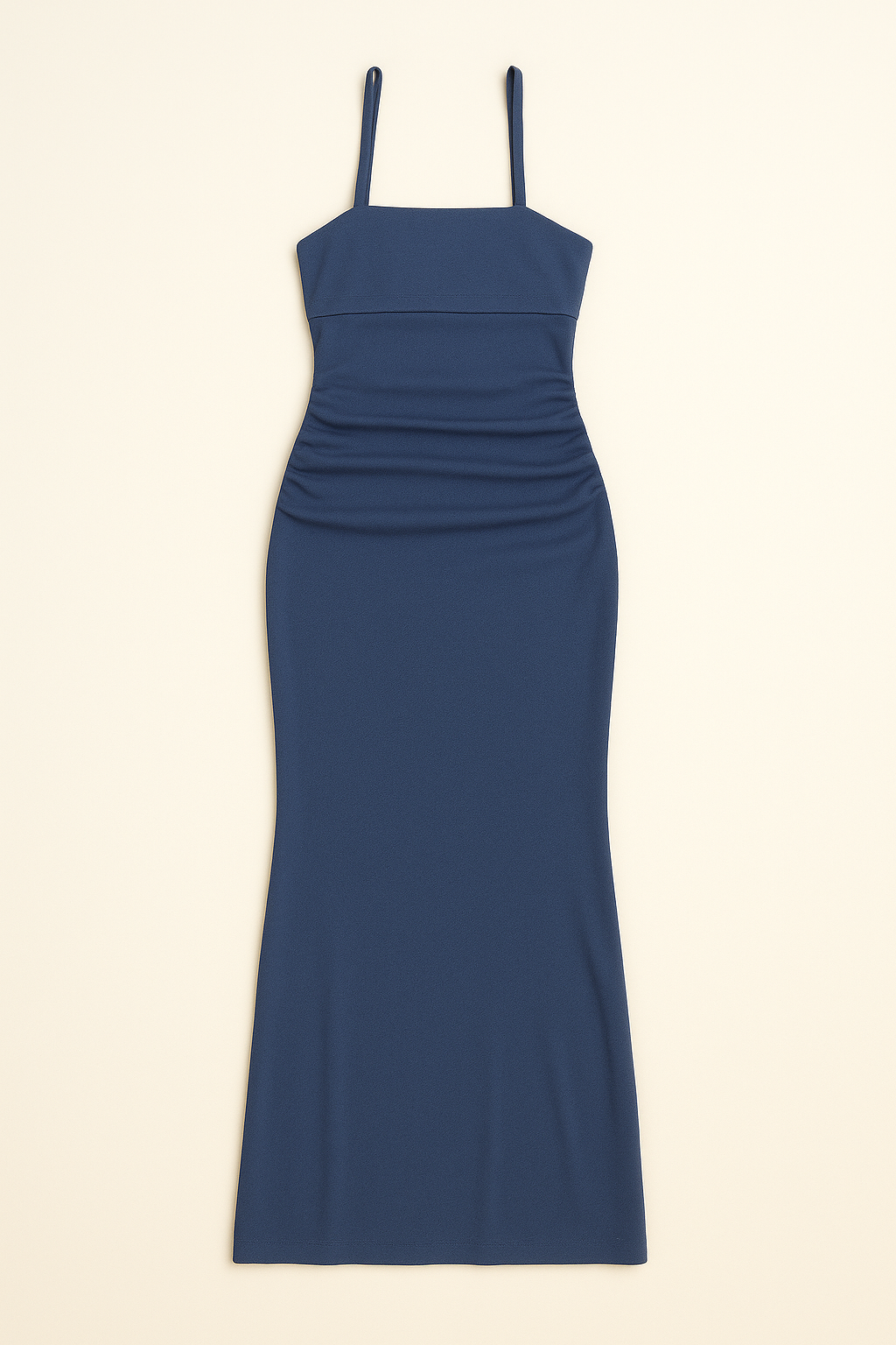 Ruched Halterneck Maxi Dress
