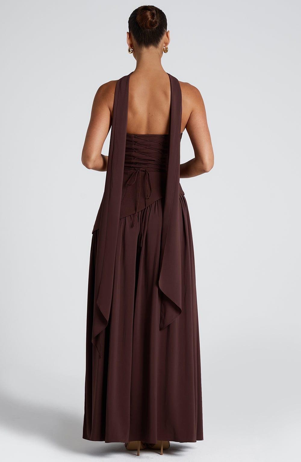Elegant Strapless White Maxi Dress with Asymmetric Waist and High Slit – Perfect for Summer Events 6